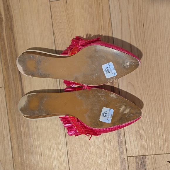 Michelle McDowell Slip on Hot Pink Shoes size 7 - Picture 5 of 9